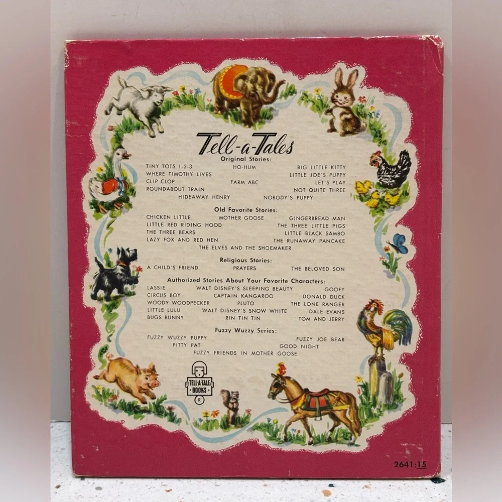 Vintage 1960s Whitman Purrrrt Fuzzy Wuzzy Children’s Book –‎ Tell-A-Tale